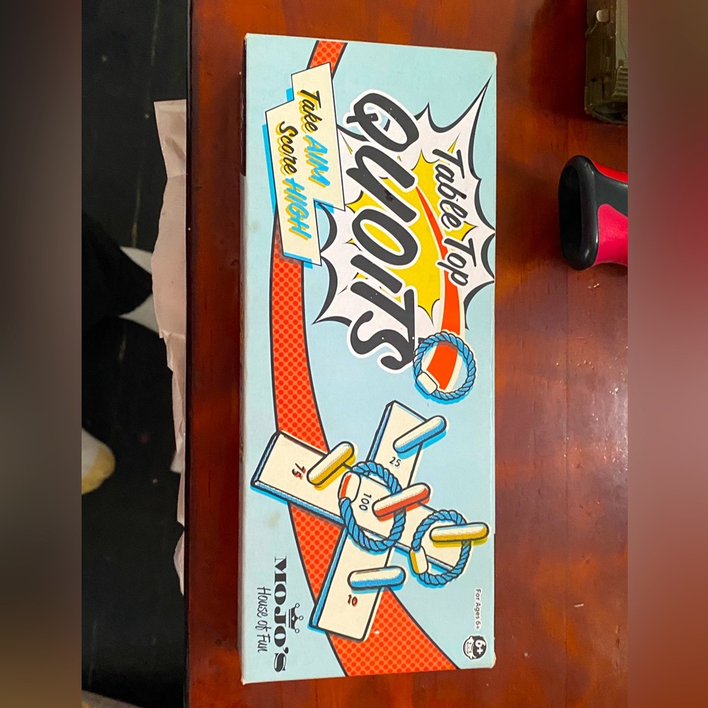 NIB MOJO's  House of FUN Table Top Quoits Game RETRO NEW strategy Family Game